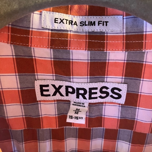 Express Men’s L/S Slim Fit Button Down Shirt - Picture 5 of 6